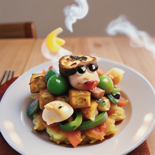 Smoked salmon hash browns