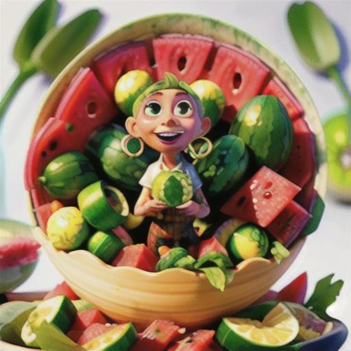 Malaysian Watermelon Salad