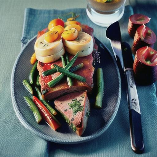 Tomato-topped meatloaf