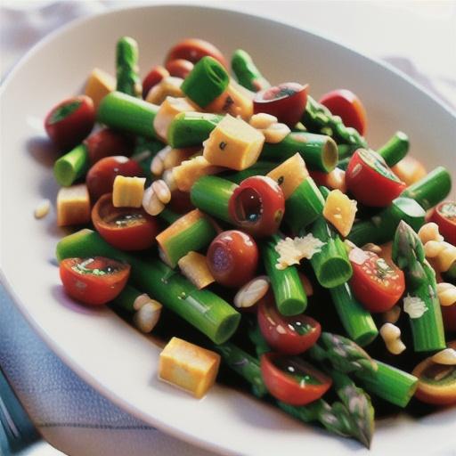 Farro Salad with Asparagus and Parmesan