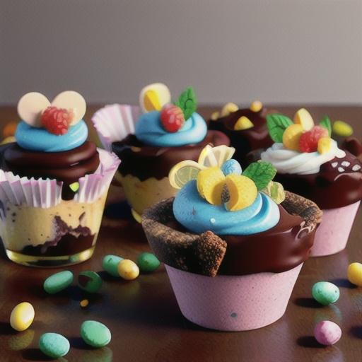 Gluten-Free Easter Lemon Raspberry Dirt Cups