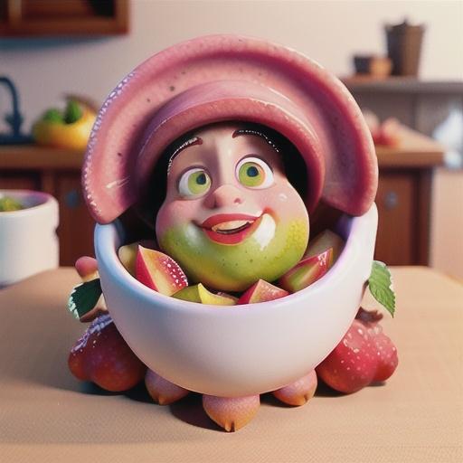 Pear & rhubarb compote