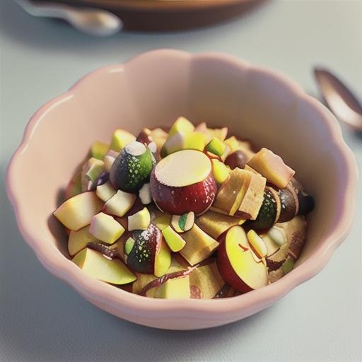 Classic apple crumble