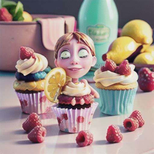 Raspberry-Lemon Cupcakes