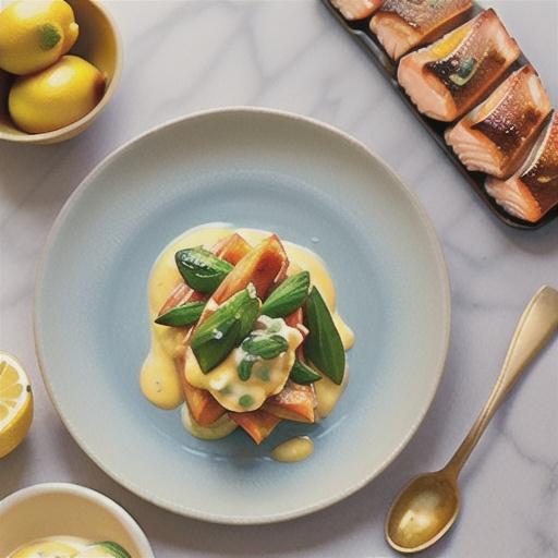 Meyer Lemon Cream Sauce for Salmon