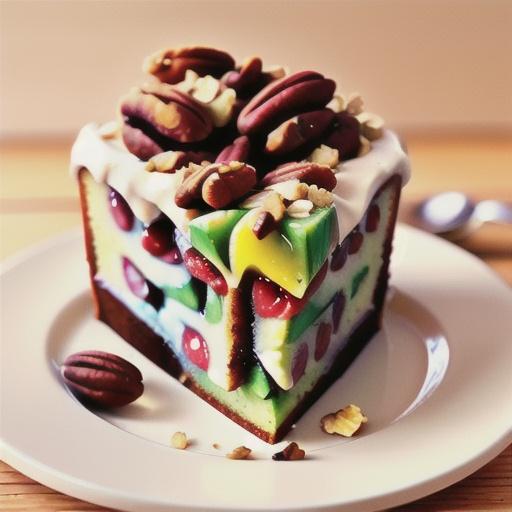 Fresh Apple Streusel Pecan Cake