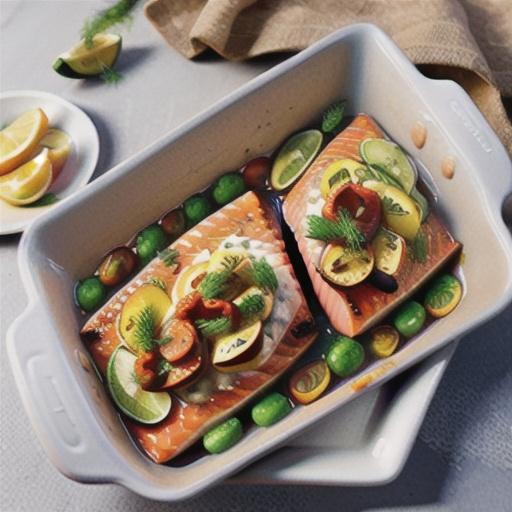 Salmon with Lemon and Dill