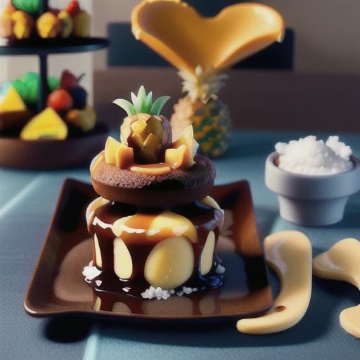 Pineapple Upside-Down Salted Caramel Mini Bundt Cakes