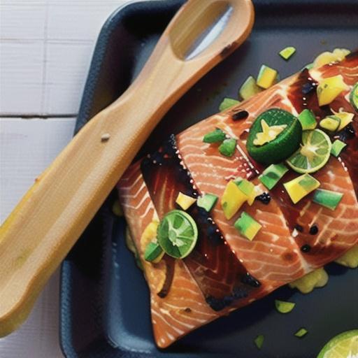Makrut lime salmon recipe