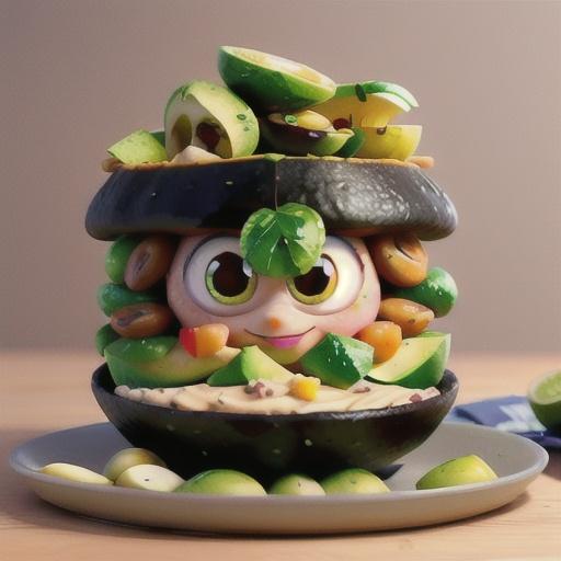 Black Bean Hummus with Avocado