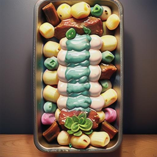 Slow-cooked beef and gnocchi bake