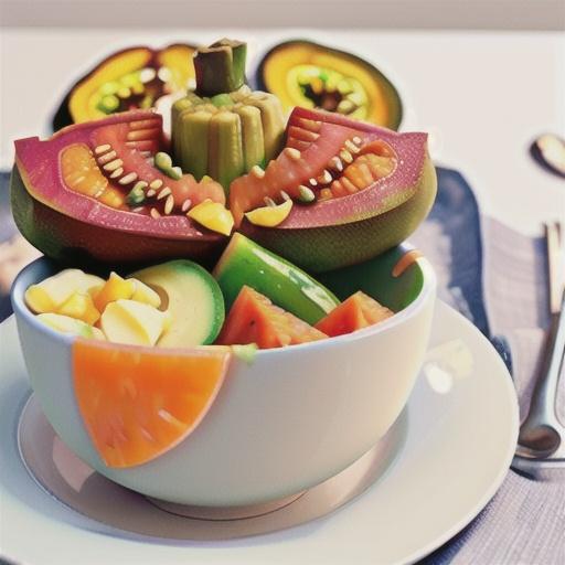 Papaya breakfast bowls