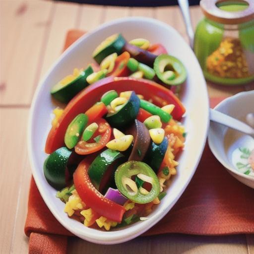 Curried vegetable pilaf