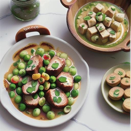 Lamb cutlets with olive dip recipe