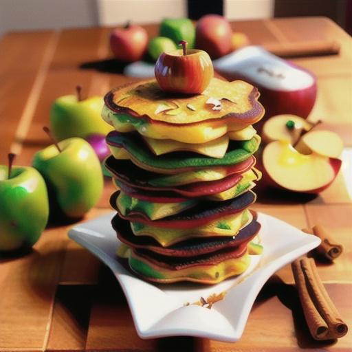 Potato Pancakes with Cinnamon Apples