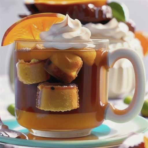 Orange syrup friands