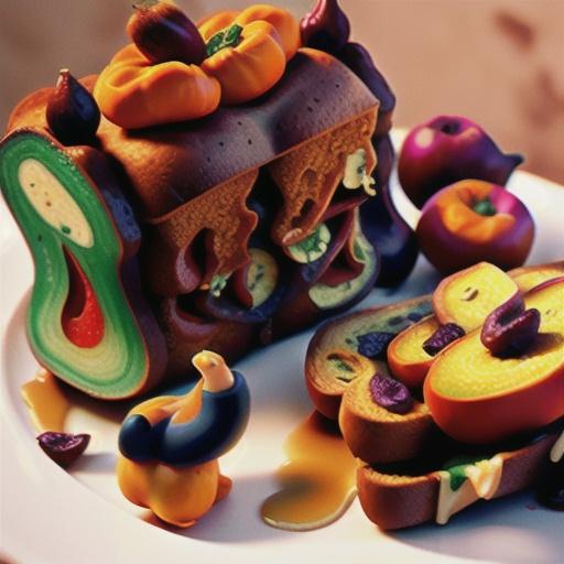 Persimmon Raisin Yeast Bread