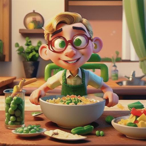 Potatoes Alfredo with Garden Peas