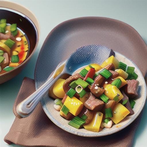 Beef and oyster sauce stir-fry