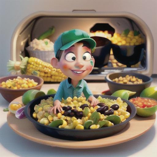 Oven-Roasted Corn and Black Bean Salsa