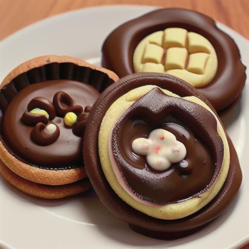 German Chocolate Thumbprint Cookies