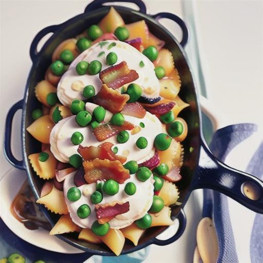 Ricotta, pea and bacon roll-ups