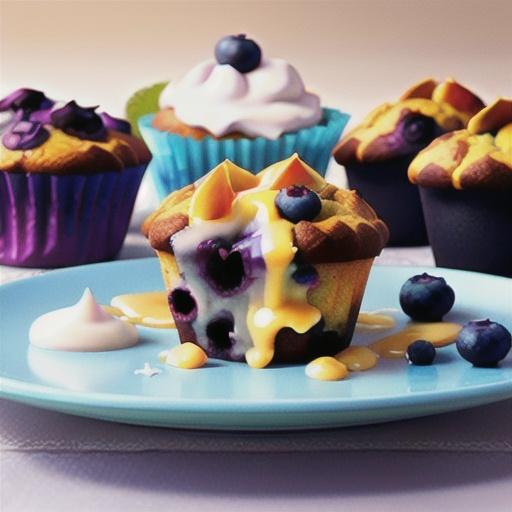 Blueberry Skyr Muffins