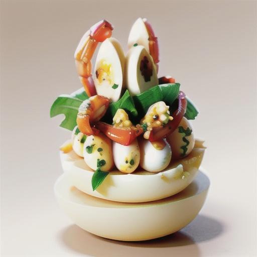 Shrimp Cocktail Deviled Eggs