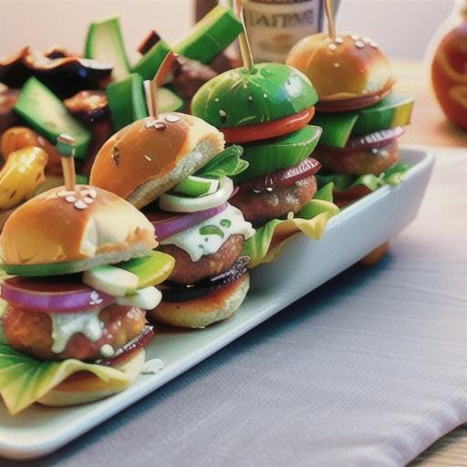 Tangy BBQ Meatball Sliders