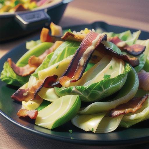 Irish Fried Cabbage with Bacon