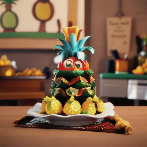 Bacon Wrapped Pineapple