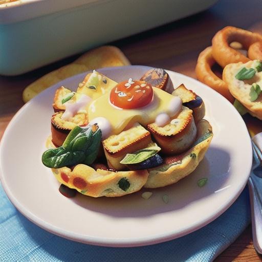 English Muffin-Sausage Breakfast Casserole