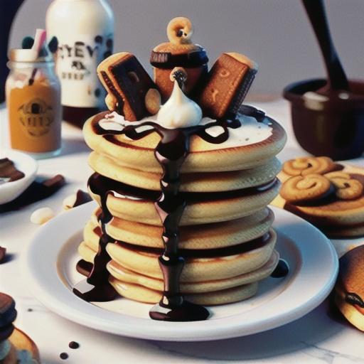 Copycat Milk 'n Cookies Pancakes