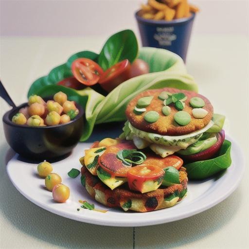 Kumara and chickpea patties