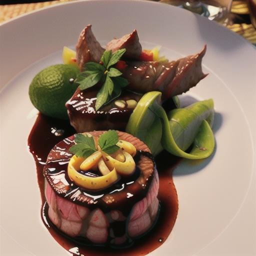 Filet with a Merlot Sauce