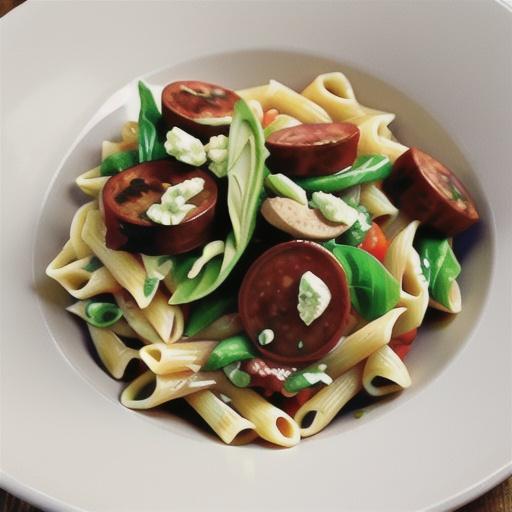 Cabbage and Smoked Sausage Pasta