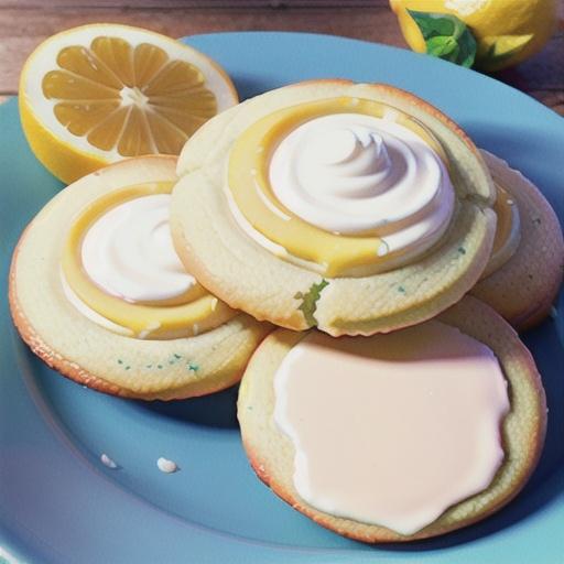Lemon Ricotta Cookies with Lemon Glaze
