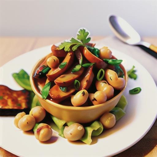 Chorizo and chickpea pan-fry