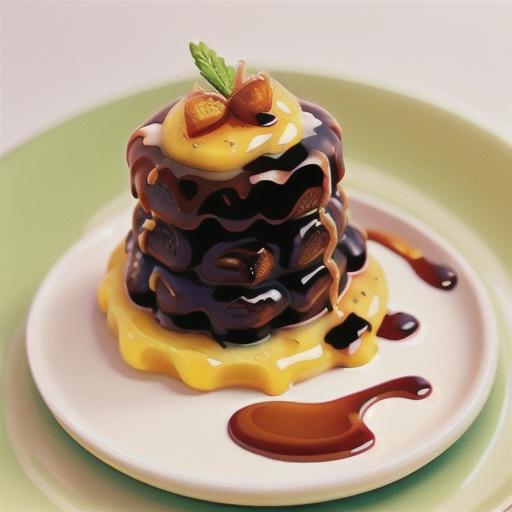 Sticky orange and date puddings