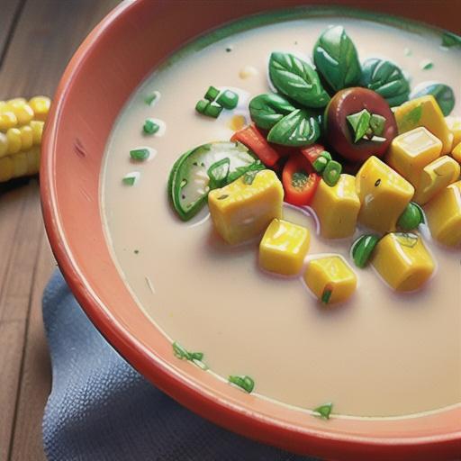 Cheesy Potato and Corn Chowder