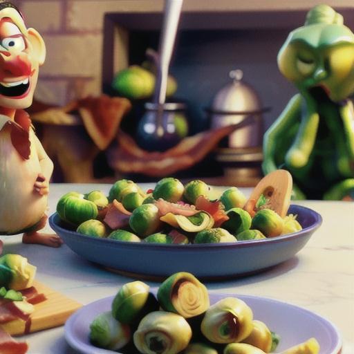 Bacon and Blue Brussels Sprouts