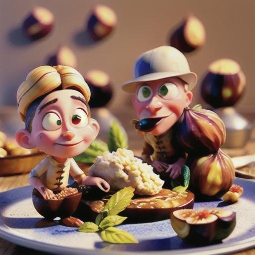 Whole roasted ricotta with honeyed figs