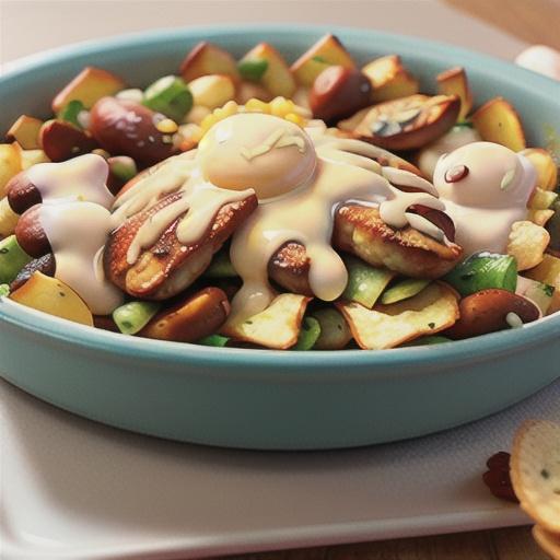 Crunchy Chicken Casserole with Mayo