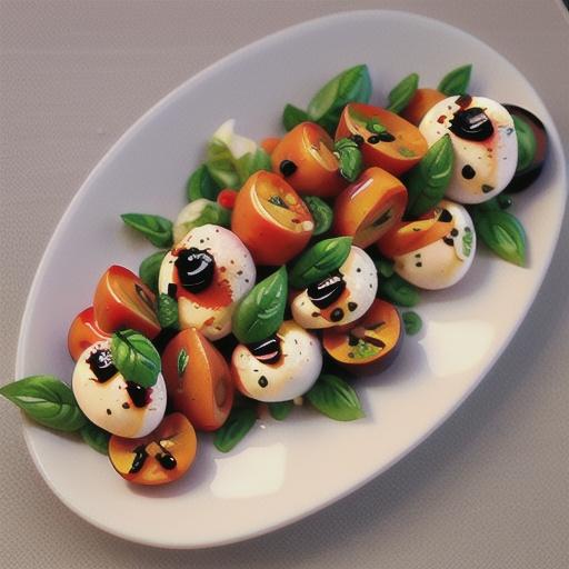 Fuyu Persimmon and Burrata Caprese Salad