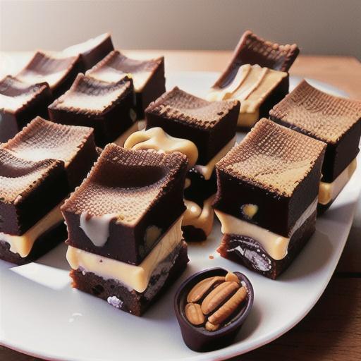 Raw peanut butter brownies