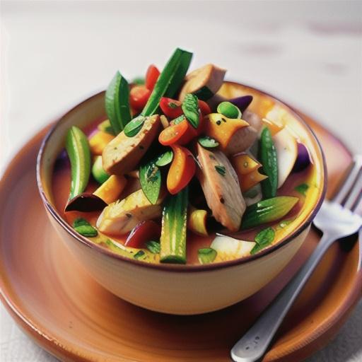 Chicken and coconut curry