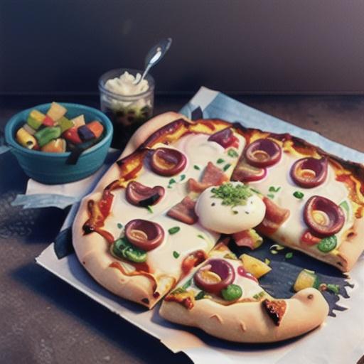 Double-Ranch Pizza with Chicken and Bacon