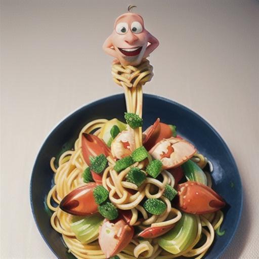 Crab & fennel spaghetti