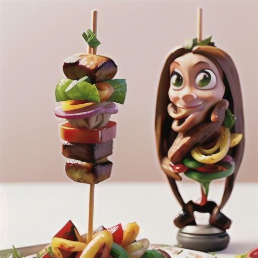 Beef teriyaki skewers