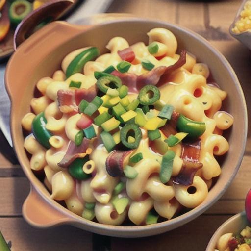 Spicy Jalapeno Bacon Mac and Cheese